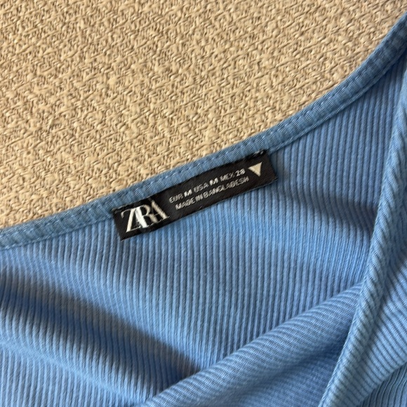 Zara One Shoulder Crop Top - Picture 3 of 5